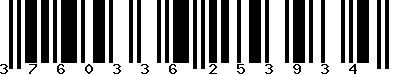 EAN-13 : 3760336253934