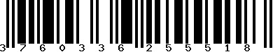 EAN-13 : 3760336255518