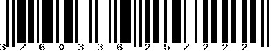 EAN-13 : 3760336257222