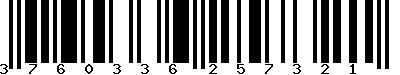 EAN-13 : 3760336257321