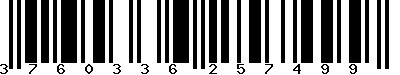 EAN-13 : 3760336257499