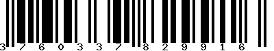 EAN-13 : 3760337829916