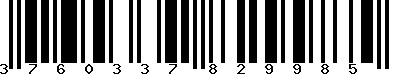 EAN-13 : 3760337829985