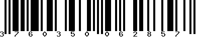 EAN-13 : 3760350062857
