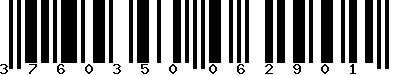 EAN-13 : 3760350062901