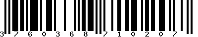 EAN-13 : 3760368710207