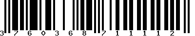 EAN-13 : 3760368711112