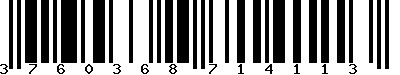 EAN-13 : 3760368714113