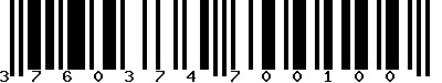 EAN-13 : 3760374700100