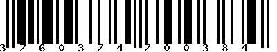 EAN-13 : 3760374700384