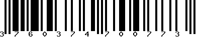 EAN-13 : 3760374700773