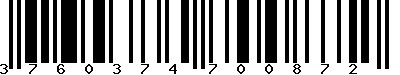 EAN-13 : 3760374700872