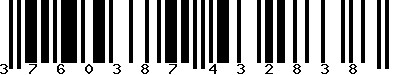 EAN-13 : 3760387432838