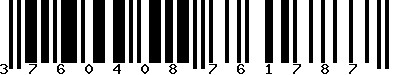 EAN-13 : 3760408761787