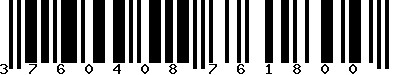 EAN-13 : 3760408761800
