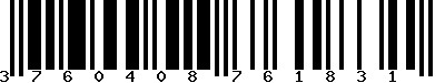 EAN-13 : 3760408761831