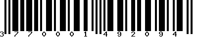 EAN-13 : 3770001492094