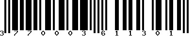 EAN-13 : 3770003611301