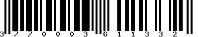 EAN-13 : 3770003611332