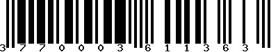 EAN-13 : 3770003611363