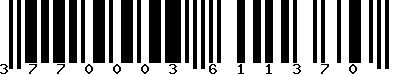 EAN-13 : 3770003611370