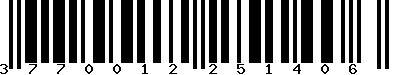 EAN-13 : 3770012251406