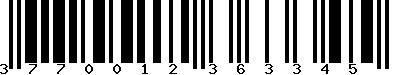 EAN-13 : 3770012363345