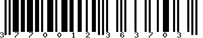 EAN-13 : 3770012363703