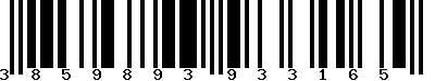 EAN-13 : 3859893933165