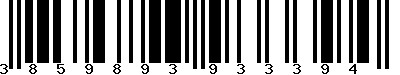 EAN-13 : 3859893933394