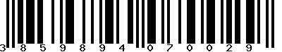 EAN-13 : 3859894070029