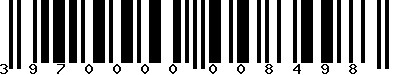 EAN-13 : 3970000008498