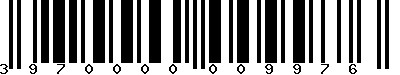 EAN-13 : 3970000009976