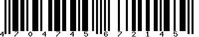 EAN-13 : 4704745672145