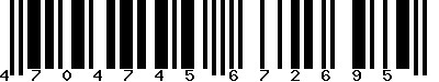 EAN-13 : 4704745672695