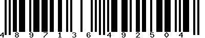EAN-13 : 4897136492504