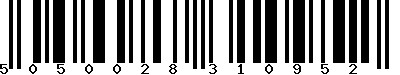 EAN-13 : 5050028310952