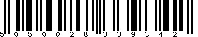 EAN-13 : 5050028339342