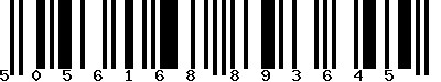 EAN-13 : 5056168893645