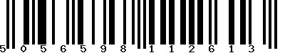 EAN-13 : 5056598112613