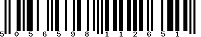 EAN-13 : 5056598112651