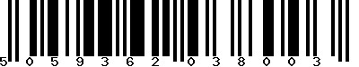 EAN-13 : 5059362038003