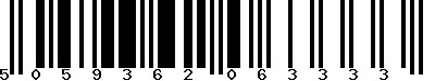 EAN-13 : 5059362063333