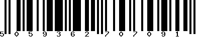 EAN-13 : 5059362707091