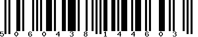 EAN-13 : 5060438144603