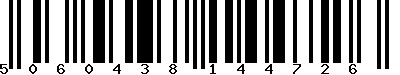 EAN-13 : 5060438144726