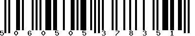EAN-13 : 5060505378351