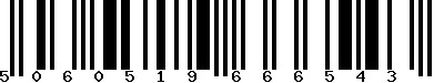 EAN-13 : 5060519666543