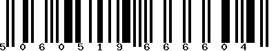 EAN-13 : 5060519666604