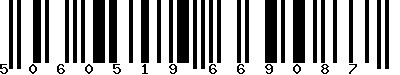 EAN-13 : 5060519669087